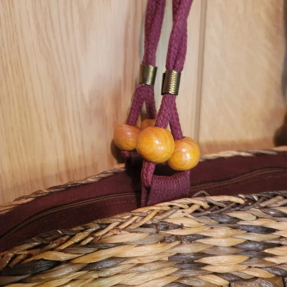 Straw Beach Bag - Picture 8 of 12